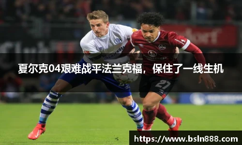 夏尔克04艰难战平法兰克福，保住了一线生机