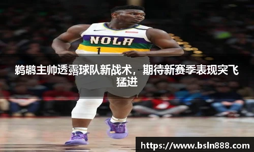 鹈鹕主帅透露球队新战术，期待新赛季表现突飞猛进